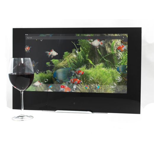 Телевизор для кухни AVS240KT 23.8" Black Frame Cabinet Door Android Touch TV
