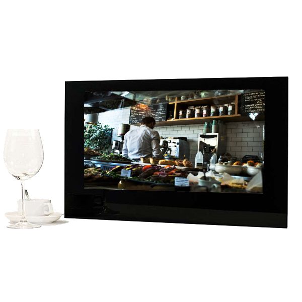 Телевизор для кухни AVEL AVS240WS (черная рамка)