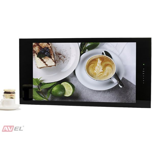 Телевизор для кухни AVEL AVS320KS (черная рамка)