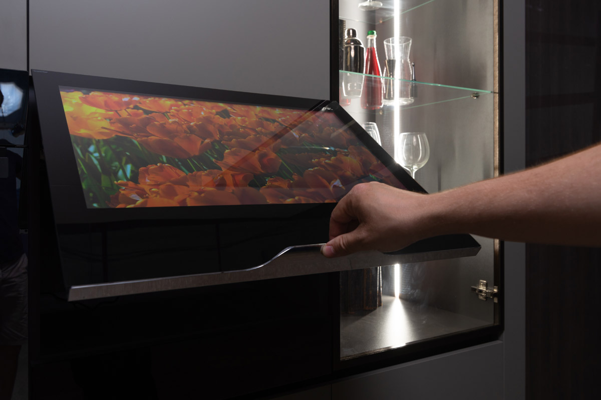 встроенный телевизор для кухни AVEL