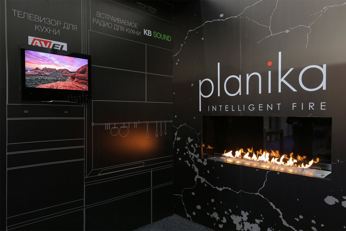 - биокамины Planika на выставке DESIGN LIVING TENDENCY
